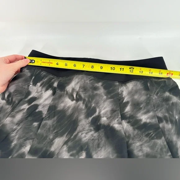 Lululemon Pace Rival Mid-Rise Long Skirt Motion Vista Black Multi Size 8 - Picture 10 of 11